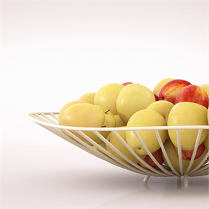 vase with apples